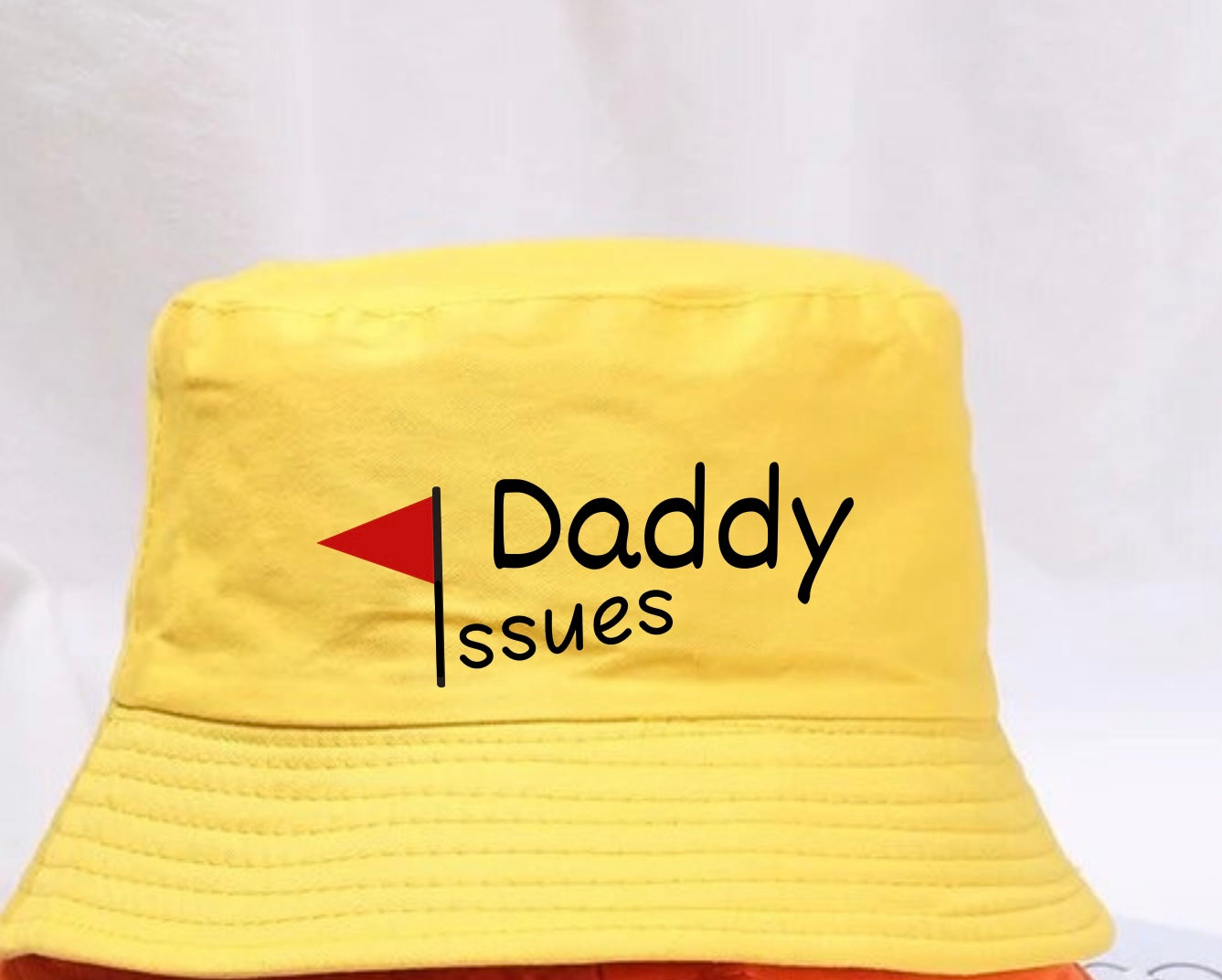 DADDY ISSUES: RED FLAG BUCKET HAT