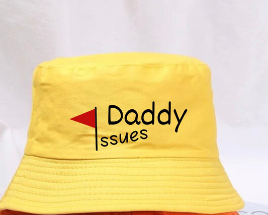 DADDY ISSUES: RED FLAG BUCKET HAT